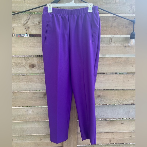 Vintage Levi’s bend over pants purple elastic high waist - Picture 2 of 5